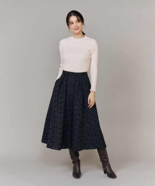 Maglie le cassetto / マーリエ ル カセット ニット・セーター | 《大きいサイズ》ハイネックリブプルオーバー | 詳細15