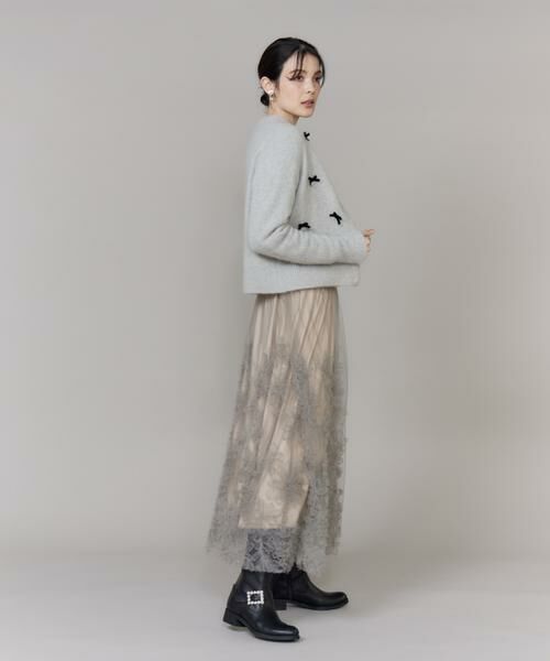 Maglie le cassetto / マーリエ ル カセット カーディガン・ボレロ | ベロアリボンフォックスカーデ | 詳細4