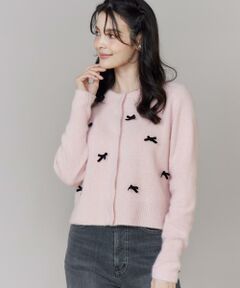 Maglie le cassetto / マーリエ ル カセット カーディガン・ボレロ | 《大きいサイズ》ベロアリボンフォックスカーデ