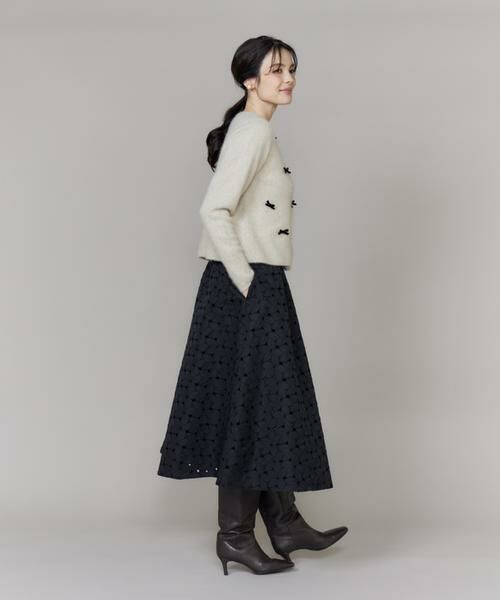 Maglie le cassetto / マーリエ ル カセット カーディガン・ボレロ | 《大きいサイズ》ベロアリボンフォックスカーデ | 詳細11