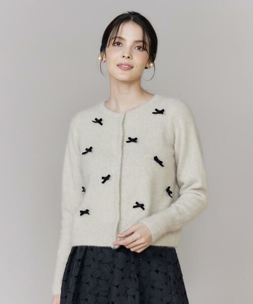 Maglie le cassetto / マーリエ ル カセット カーディガン・ボレロ | 《大きいサイズ》ベロアリボンフォックスカーデ | 詳細13