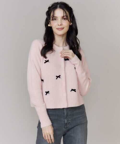 Maglie le cassetto / マーリエ ル カセット カーディガン・ボレロ | 《大きいサイズ》ベロアリボンフォックスカーデ | 詳細15