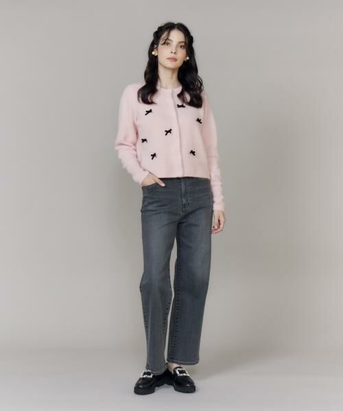 Maglie le cassetto / マーリエ ル カセット カーディガン・ボレロ | 《大きいサイズ》ベロアリボンフォックスカーデ | 詳細6