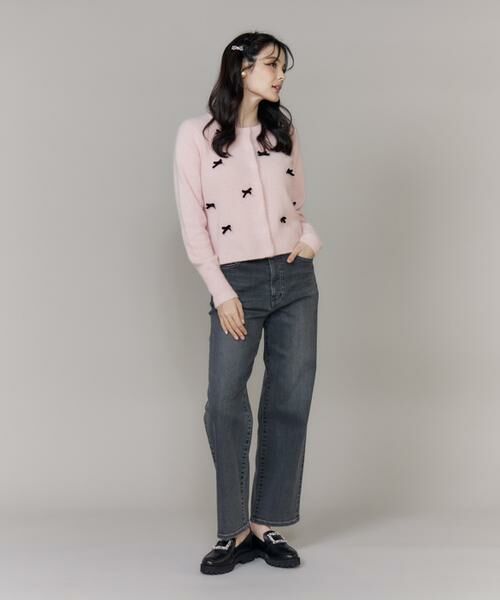 Maglie le cassetto / マーリエ ル カセット カーディガン・ボレロ | 《大きいサイズ》ベロアリボンフォックスカーデ | 詳細7