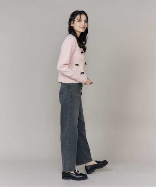 Maglie le cassetto / マーリエ ル カセット カーディガン・ボレロ | 《大きいサイズ》ベロアリボンフォックスカーデ | 詳細8