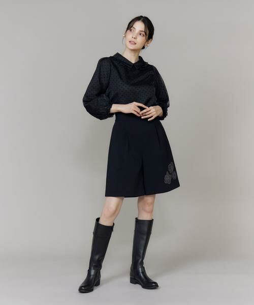 Maglie le cassetto / マーリエ ル カセット シャツ・ブラウス | 《WEB・POPUP限定商品》オーガンドットフロッキー衿フリルブラウス | 詳細2