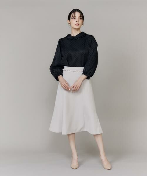 Maglie le cassetto / マーリエ ル カセット シャツ・ブラウス | 《WEB・POPUP限定商品》オーガンドットフロッキー衿フリルブラウス | 詳細5