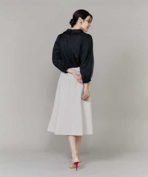 Maglie le cassetto / マーリエ ル カセット シャツ・ブラウス | 《WEB・POPUP限定商品》オーガンドットフロッキー衿フリルブラウス | 詳細7