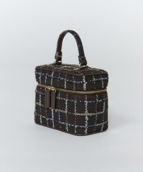 Maglie le cassetto / マーリエ ル カセット ハンドバッグ | 《M Maglie le cassetto》LINTONツイードバニティバッグ | 詳細4