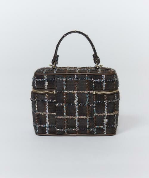 Maglie le cassetto / マーリエ ル カセット ハンドバッグ | 《M Maglie le cassetto》LINTONツイードバニティバッグ | 詳細5