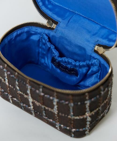 Maglie le cassetto / マーリエ ル カセット ハンドバッグ | 《M Maglie le cassetto》LINTONツイードバニティバッグ | 詳細8