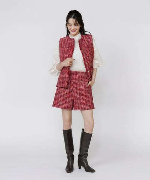 Maglie le cassetto / マーリエ ル カセット ショート・ハーフ・半端丈パンツ | 《M Maglie le cassetto》カンポーレツイードキュロット | 詳細2