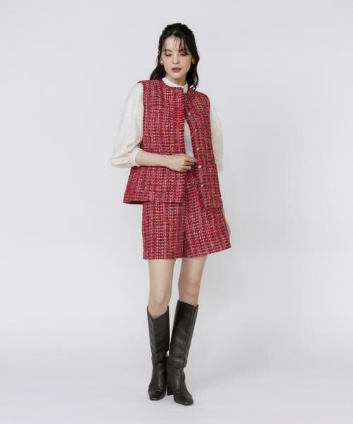 Maglie le cassetto / マーリエ ル カセット ショート・ハーフ・半端丈パンツ | 《M Maglie le cassetto》カンポーレツイードキュロット | 詳細3