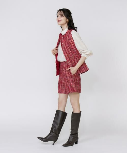 Maglie le cassetto / マーリエ ル カセット ショート・ハーフ・半端丈パンツ | 《M Maglie le cassetto》カンポーレツイードキュロット | 詳細4