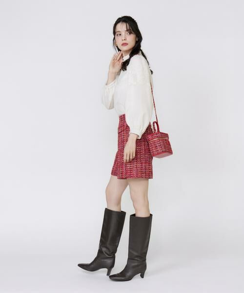 Maglie le cassetto / マーリエ ル カセット ショート・ハーフ・半端丈パンツ | 《M Maglie le cassetto》カンポーレツイードキュロット | 詳細7