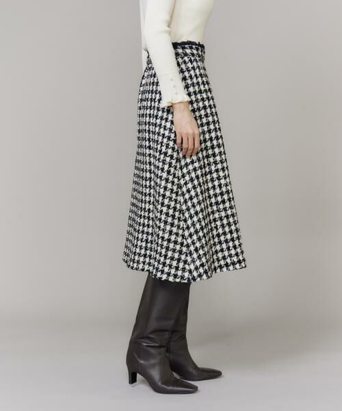 Maglie le cassetto / マーリエ ル カセット ミニ・ひざ丈スカート | 千鳥フレアスカート | 詳細10