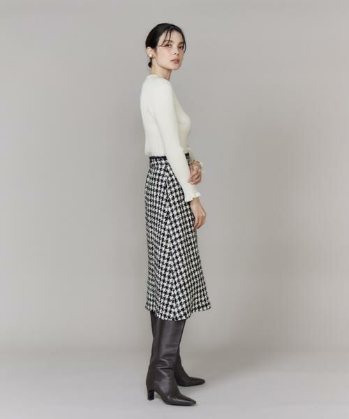 Maglie le cassetto / マーリエ ル カセット ミニ・ひざ丈スカート | 千鳥フレアスカート | 詳細4