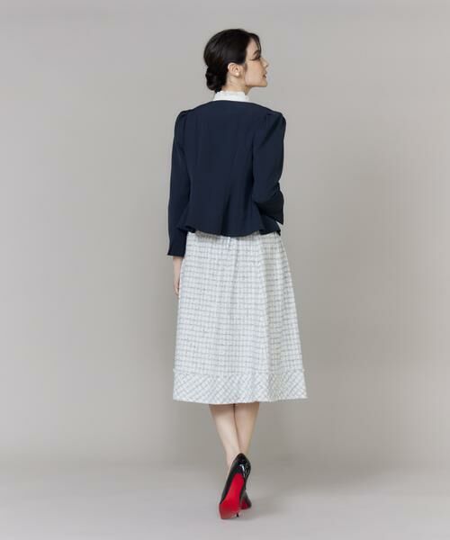 Maglie le cassetto / マーリエ ル カセット ミニ・ひざ丈スカート | 《大きいサイズ》艶めきツイードスカート《M Maglie le cassetto》 | 詳細10