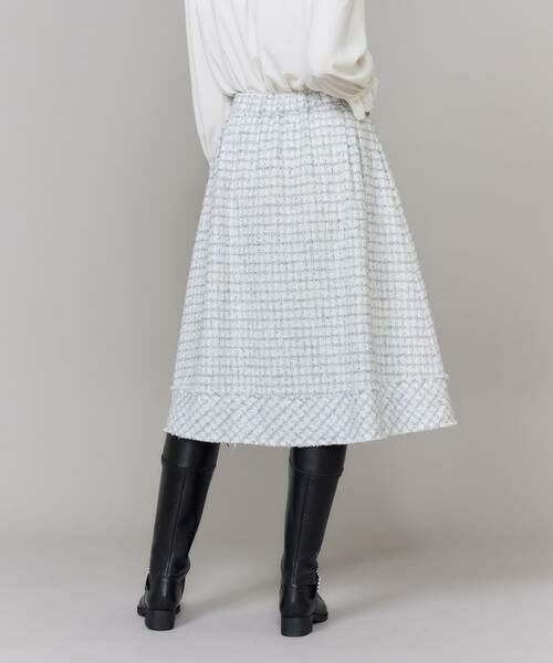 Maglie le cassetto / マーリエ ル カセット ミニ・ひざ丈スカート | 《大きいサイズ》艶めきツイードスカート《M Maglie le cassetto》 | 詳細15