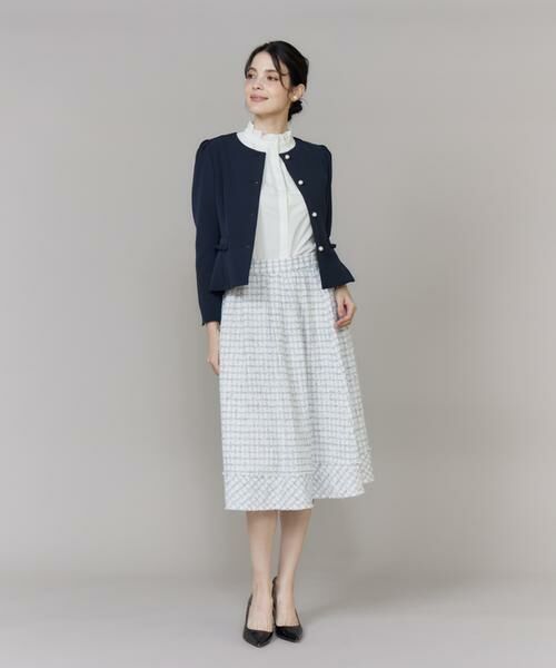 Maglie le cassetto / マーリエ ル カセット ミニ・ひざ丈スカート | 《大きいサイズ》艶めきツイードスカート《M Maglie le cassetto》 | 詳細8