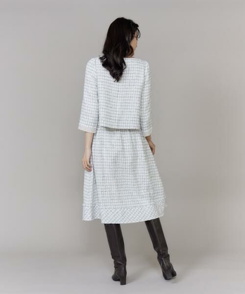 Maglie le cassetto / マーリエ ル カセット シャツ・ブラウス | 《M Maglie le cassetto》袖刺繍レース艶めきツィードブラウス | 詳細5