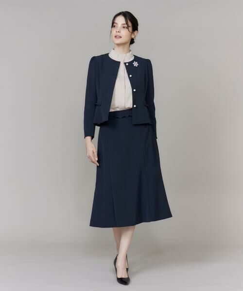 Maglie le cassetto / マーリエ ル カセット ノーカラージャケット | 《大きいサイズ》フリルジャケット《M Maglie le cassetto》 | 詳細2