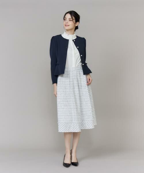 Maglie le cassetto / マーリエ ル カセット ノーカラージャケット | 《大きいサイズ》フリルジャケット《M Maglie le cassetto》 | 詳細5