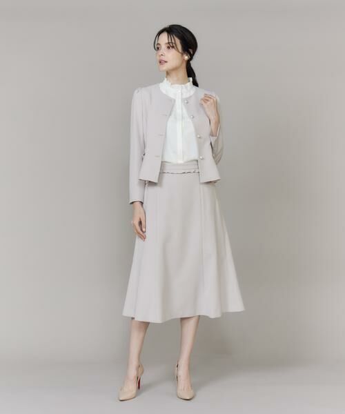 Maglie le cassetto / マーリエ ル カセット ノーカラージャケット | 《大きいサイズ》フリルジャケット《M Maglie le cassetto》 | 詳細9