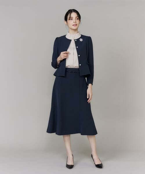 Maglie le cassetto / マーリエ ル カセット ミニ・ひざ丈スカート | 《プラスサイズ》フリルフレアスカート《M Maglie le cassetto》 | 詳細5