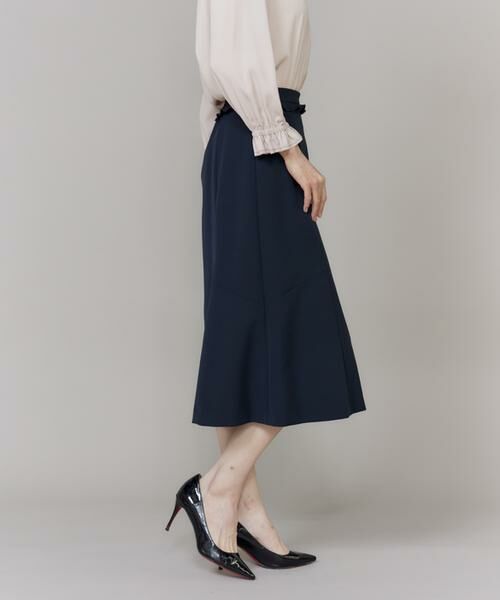 Maglie le cassetto / マーリエ ル カセット ミニ・ひざ丈スカート | 《プラスサイズ》フリルフレアスカート《M Maglie le cassetto》 | 詳細8