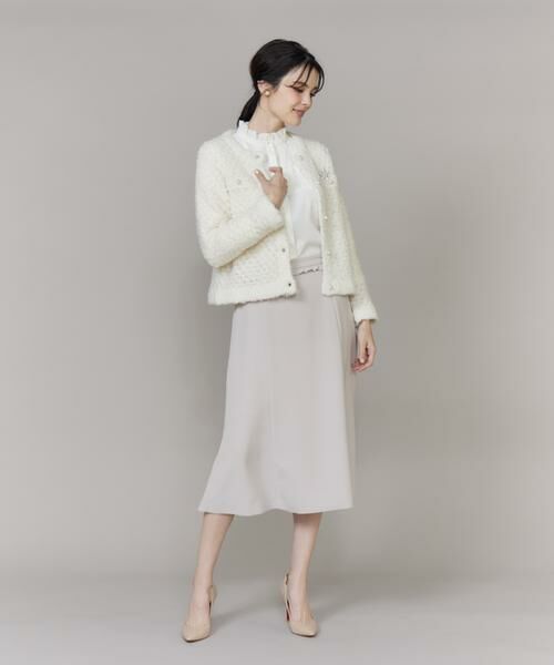 Maglie le cassetto / マーリエ ル カセット カーディガン・ボレロ | ラメフェザーニットジャケット | 詳細7