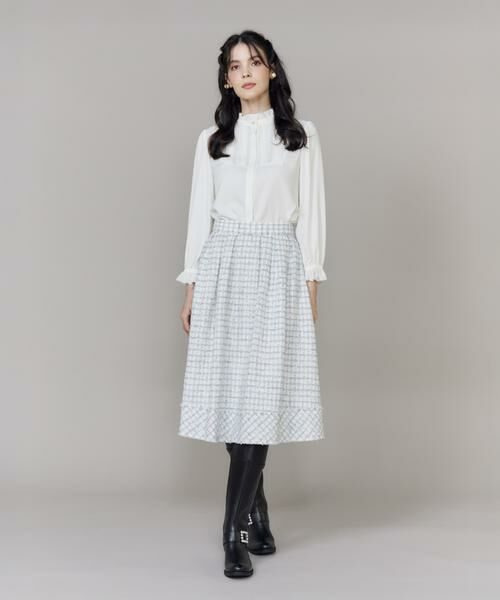 Maglie le cassetto / マーリエ ル カセット シャツ・ブラウス | 《大きいサイズ》ピコフリルブラウス《M Maglie le cassetto》 | 詳細2