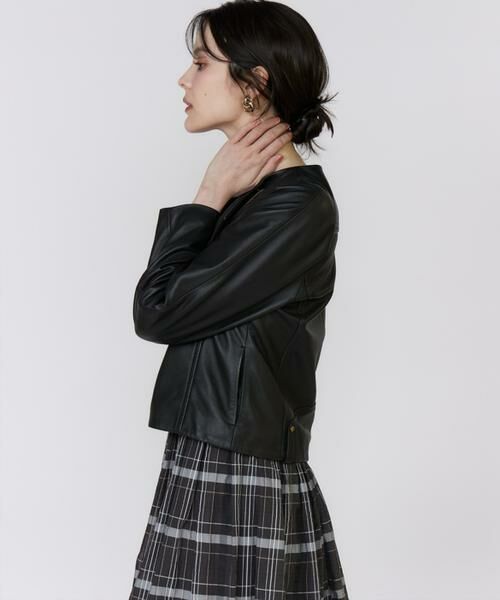 Maglie le cassetto / マーリエ ル カセット その他アウター | 《大きいサイズ》スパニッシュラムレザーブルゾン《M Maglie le cassetto》 | 詳細11