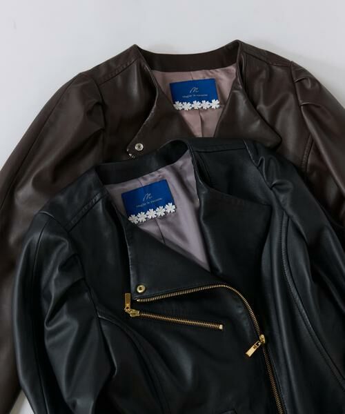 Maglie le cassetto / マーリエ ル カセット その他アウター | 《大きいサイズ》スパニッシュラムレザーブルゾン《M Maglie le cassetto》 | 詳細13