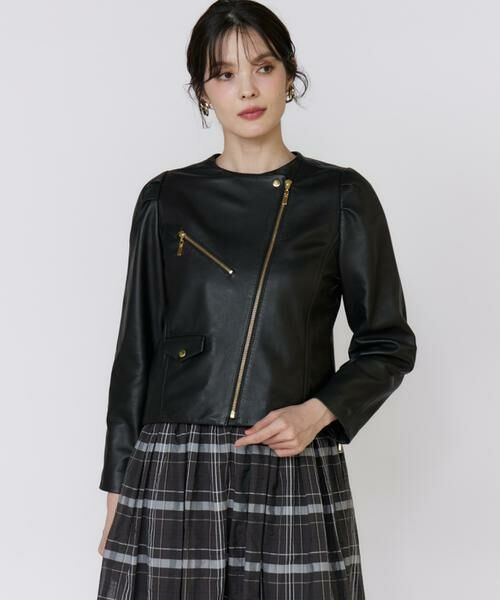 Maglie le cassetto / マーリエ ル カセット その他アウター | 《大きいサイズ》スパニッシュラムレザーブルゾン《M Maglie le cassetto》 | 詳細9