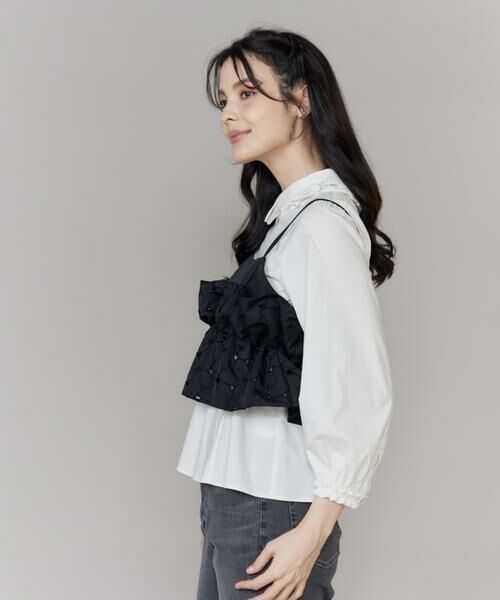 Maglie le cassetto / マーリエ ル カセット シャツ・ブラウス | 《大きいサイズ》フラワー刺繍ビスチェ | 詳細9