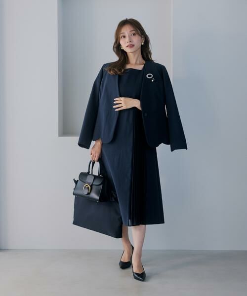 Maglie le cassetto / マーリエ ル カセット ミニ丈・ひざ丈ワンピース | 《M Maglie le cassetto×吉田理紗》ハレ映えプリーツワンピース | 詳細5