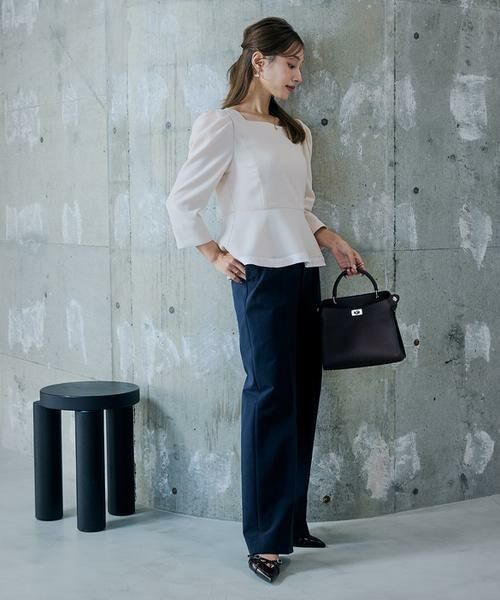 Maglie le cassetto / マーリエ ル カセット シャツ・ブラウス | 《M Maglie le cassetto×吉田理紗》華やぎペプラムブラウス | 詳細3