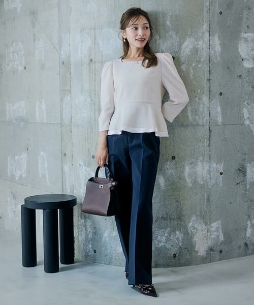 Maglie le cassetto / マーリエ ル カセット シャツ・ブラウス | 《M Maglie le cassetto×吉田理紗》華やぎペプラムブラウス | 詳細4