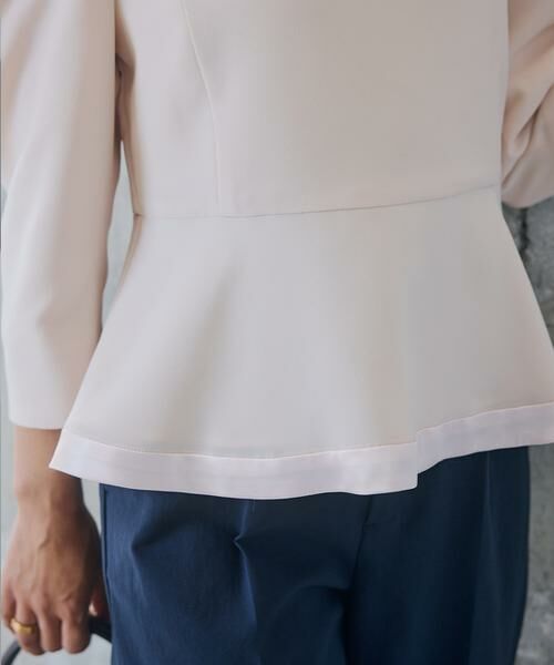 Maglie le cassetto / マーリエ ル カセット シャツ・ブラウス | 《M Maglie le cassetto×吉田理紗》華やぎペプラムブラウス | 詳細8