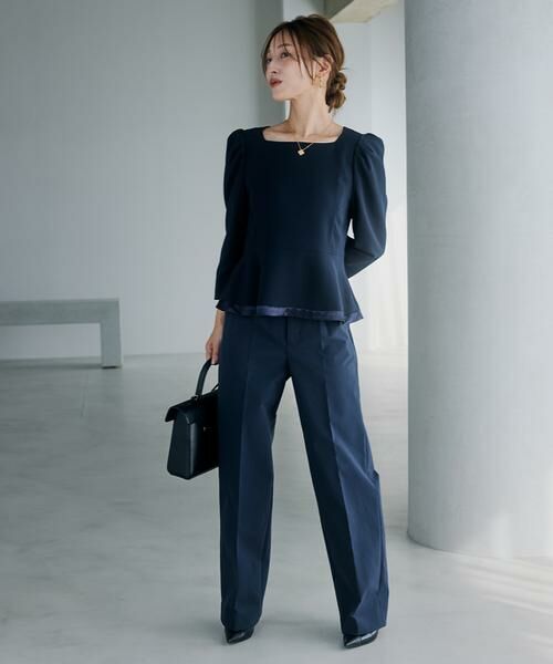 Maglie le cassetto / マーリエ ル カセット シャツ・ブラウス | 《M Maglie le cassetto×吉田理紗》華やぎペプラムブラウス | 詳細9