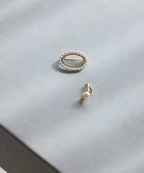 Maglie le cassetto / マーリエ ル カセット ブローチ・コサージュ | 《M Maglie le cassetto×吉田理紗》音符パールブローチ | 詳細9