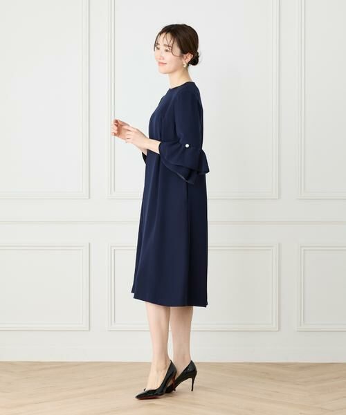 Maglie le cassetto / マーリエ ル カセット ミニ丈・ひざ丈ワンピース | 《M Maglie le cassetto》袖フリルフレアワンピース | 詳細20