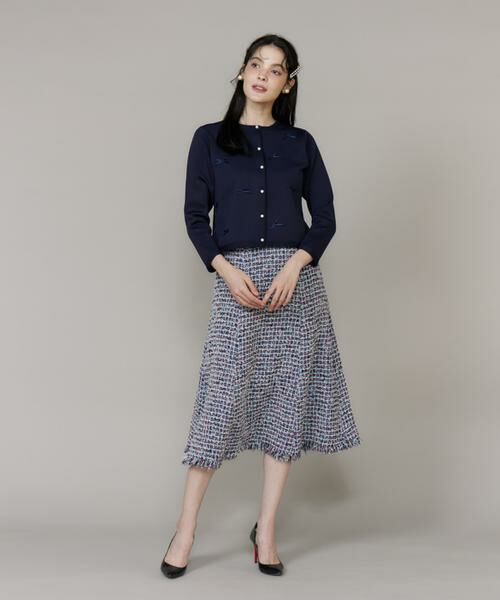 Maglie le cassetto / マーリエ ル カセット ミニ・ひざ丈スカート | 《M Maglie le cassetto》デニムファンシーツイードスカート | 詳細11