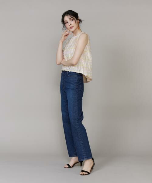 Maglie le cassetto / マーリエ ル カセット その他パンツ | 《Maglie Jeans》ハートステッチカーヴィーラインジーンズ | 詳細8