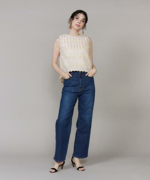Maglie le cassetto / マーリエ ル カセット その他パンツ | 《Maglie Jeans》ハートステッチカーヴィーラインジーンズ | 詳細9