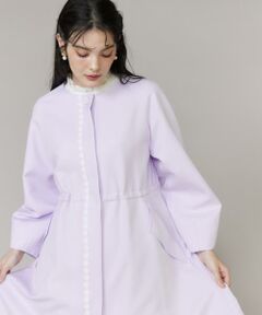 Maglie le cassetto / マーリエ ル カセット その他アウター | 《大きいサイズ》配色フラワーレースコート《M Maglie le cassetto》