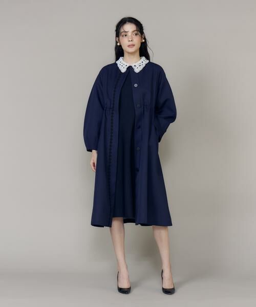 Maglie le cassetto / マーリエ ル カセット その他アウター | 《大きいサイズ》配色フラワーレースコート《M Maglie le cassetto》 | 詳細6