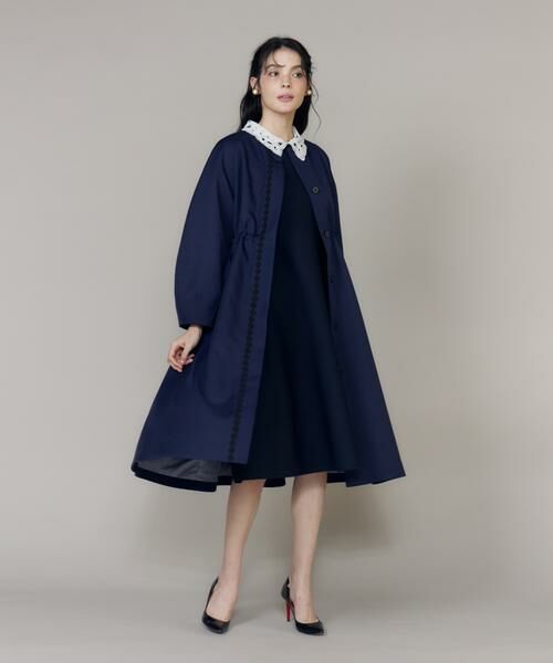 Maglie le cassetto / マーリエ ル カセット その他アウター | 《大きいサイズ》配色フラワーレースコート《M Maglie le cassetto》 | 詳細7