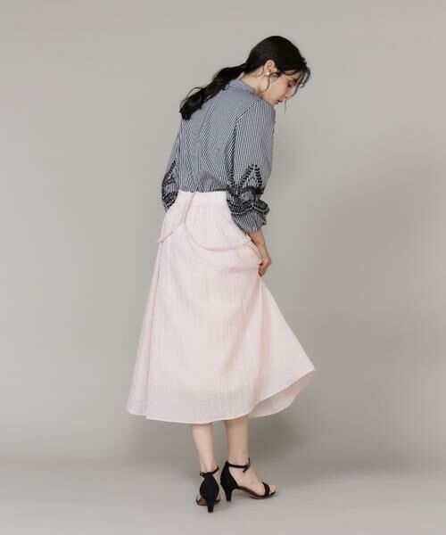 Maglie le cassetto / マーリエ ル カセット ミニ・ひざ丈スカート | サスペンダー付きジャガードスカート | 詳細10